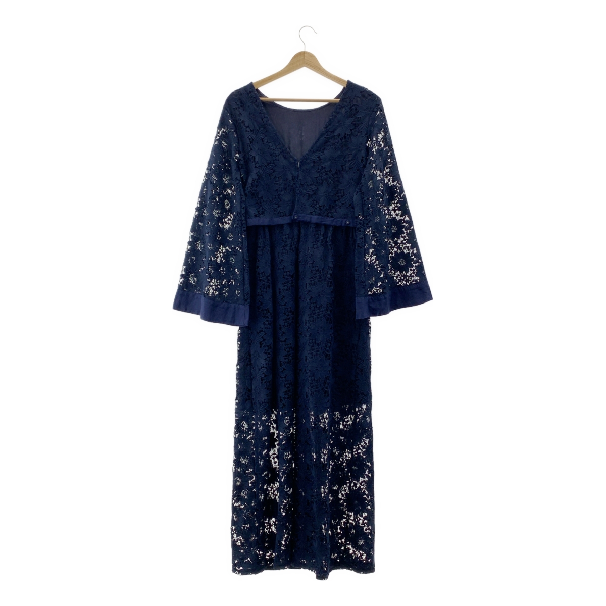 MYLAN / マイラン レース ウエスト切替 ロング ドレス ワンピース