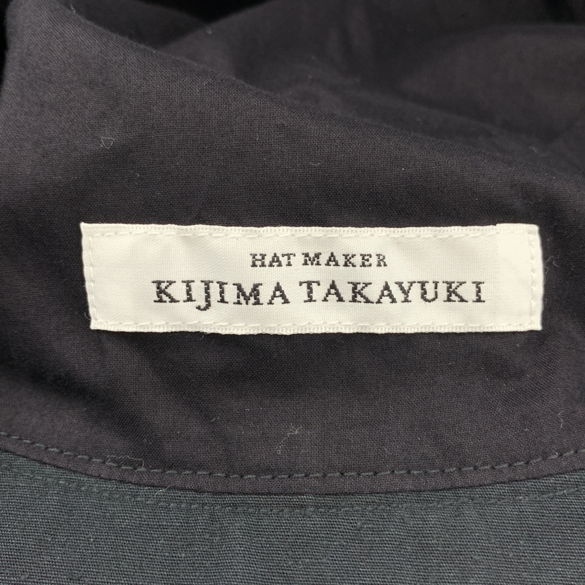 KIJIMA TAKAYUKI / キジマタカユキ COTTON SILK BUCKET HAT コットンシルク バケットハット