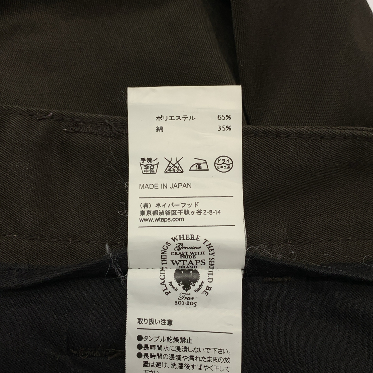 WTAPS / ダブルタップス TROUSERS.COPO.TWILL KHAKI.TIGHT カーキ タイト トラウザーズ パンツ