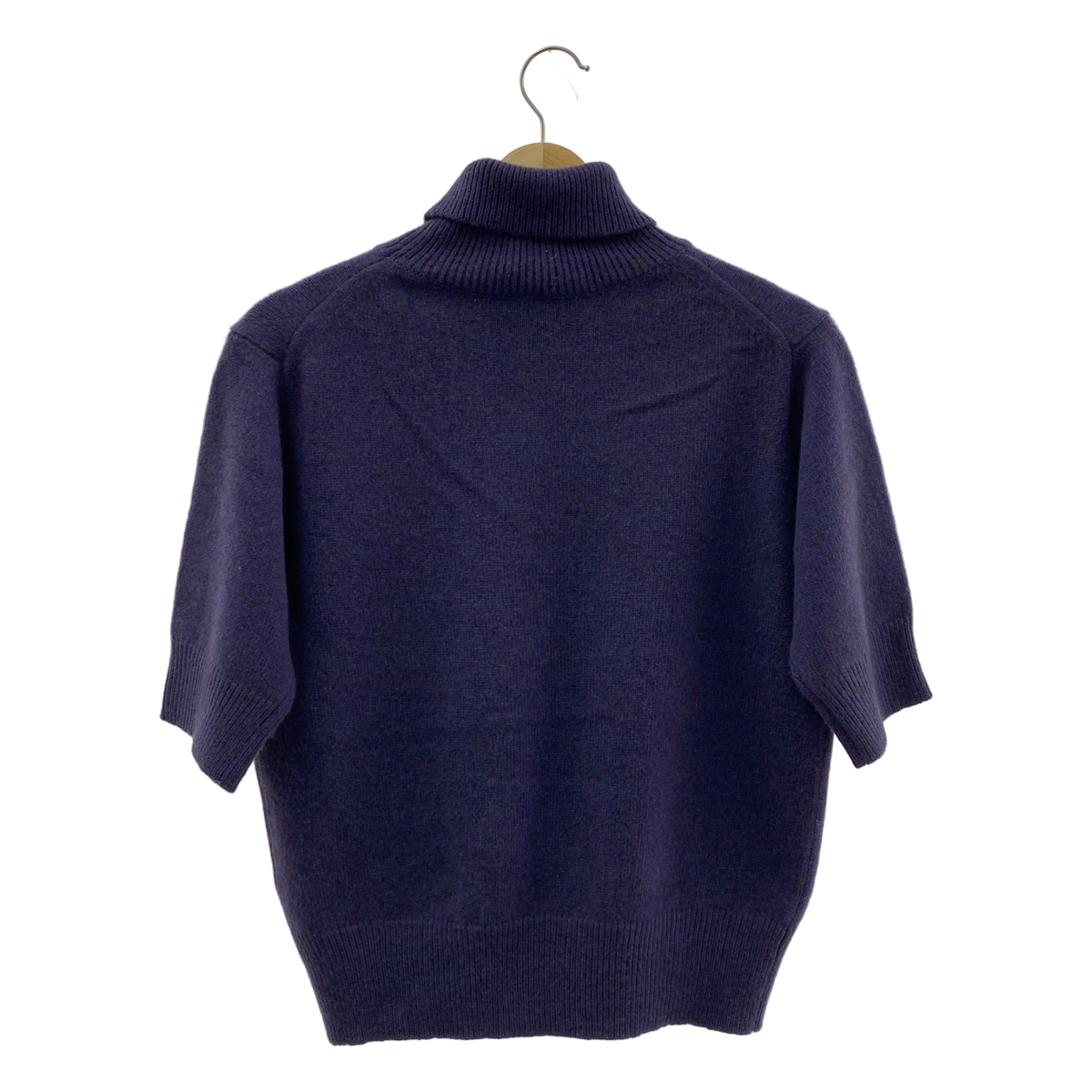 LOEFF / ロエフ YAK W ヤク ウール タートルネック ハーフスリーブニット