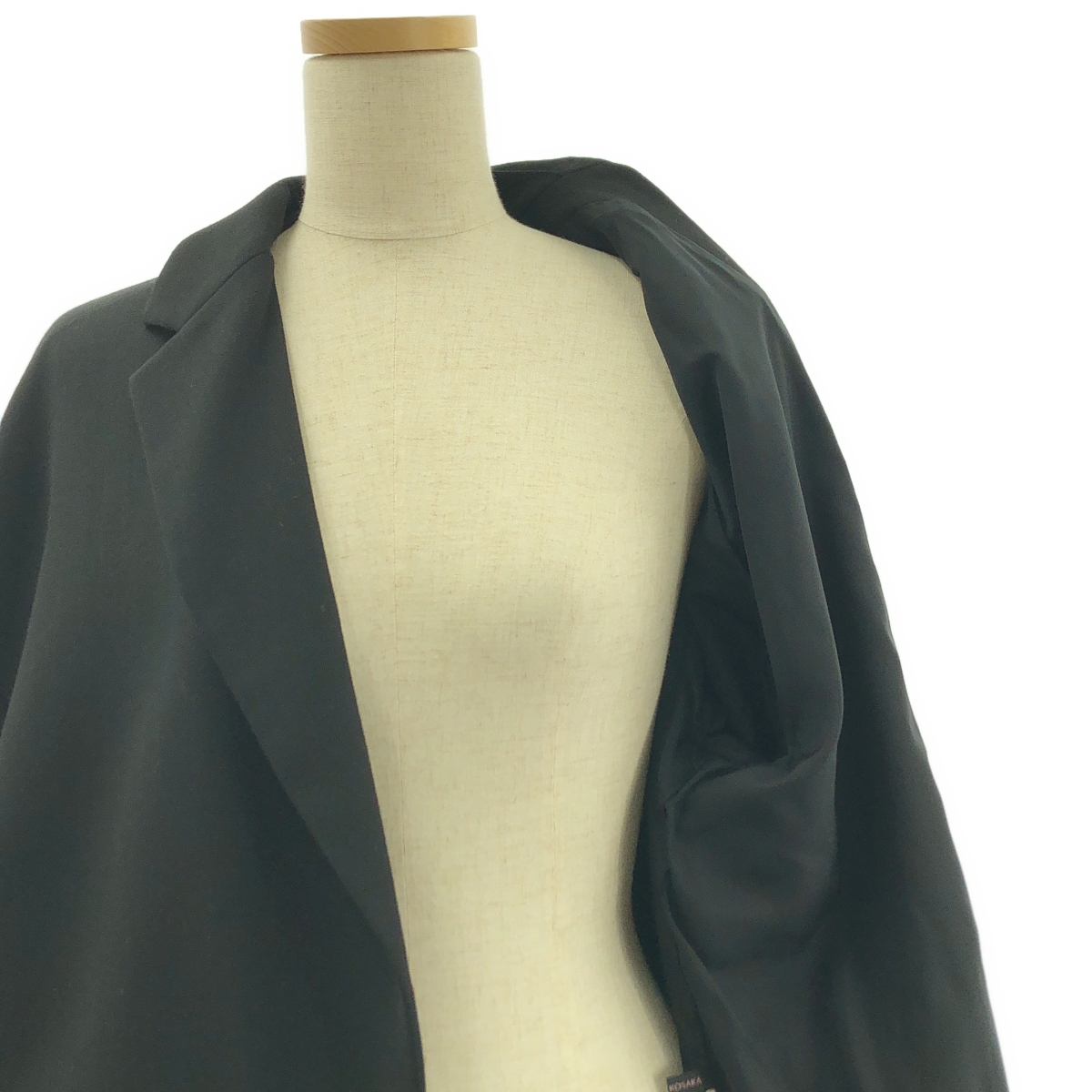 TAKESHI KOSAKA by Y's Pink Label / タケシコウサカバイワイズピンクレーベル ウール オーバーシルエット シングル ロングジャケット コート