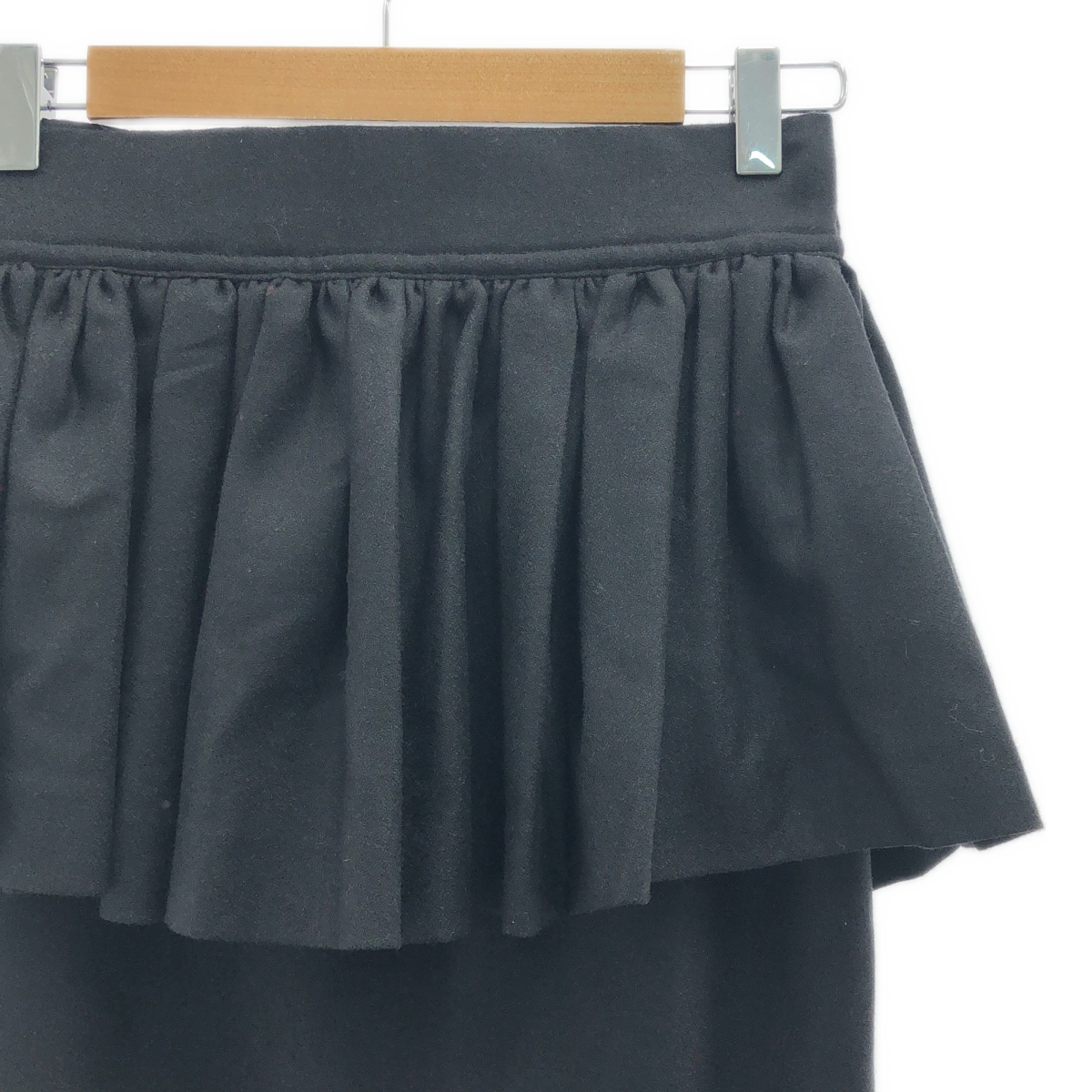 その他 ベルト付 ぺプラムスカート