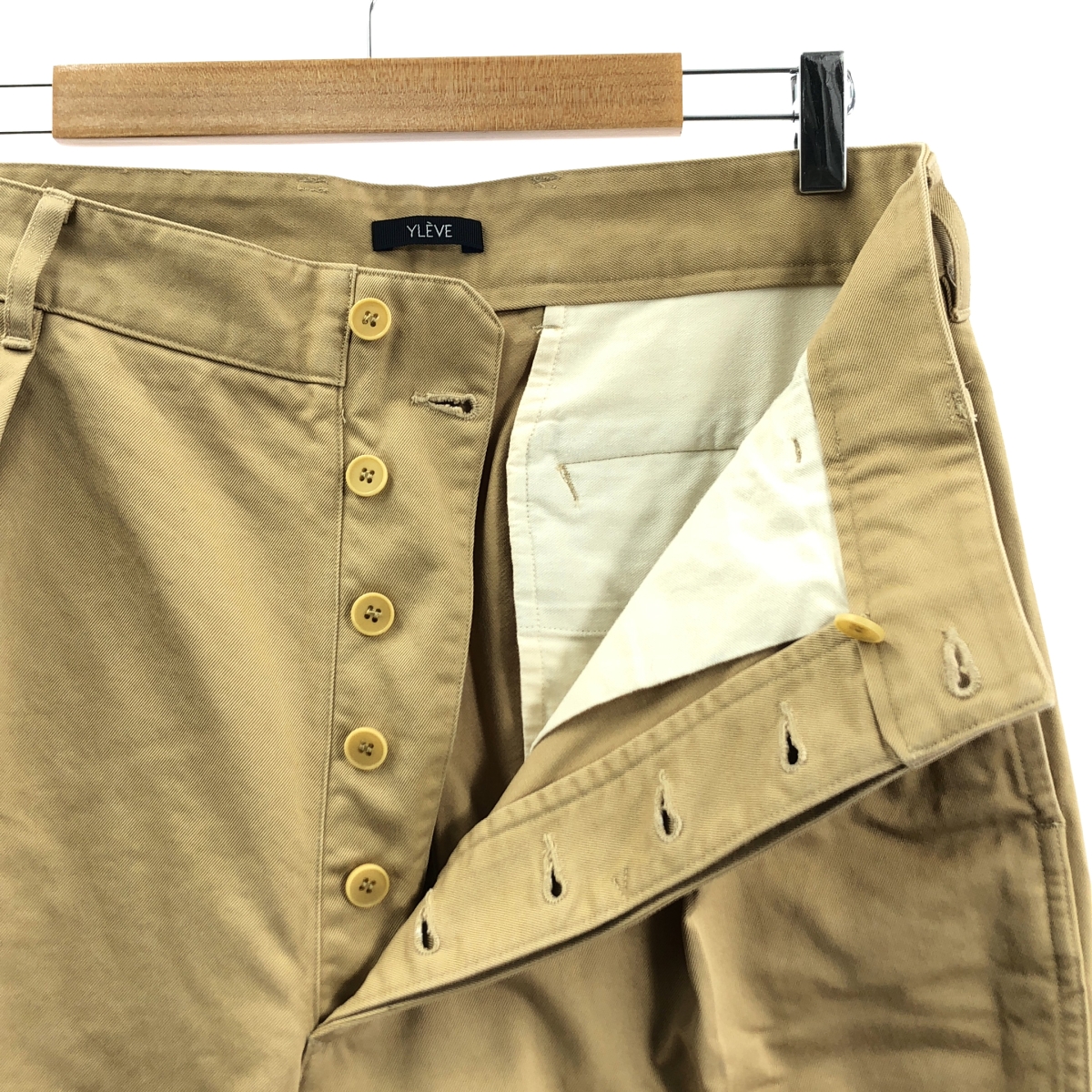 YLEVE / イレーヴ FINX COTTON CHINO 2TUCK CREASET フィンクスコットン チノ 2タック パンツ