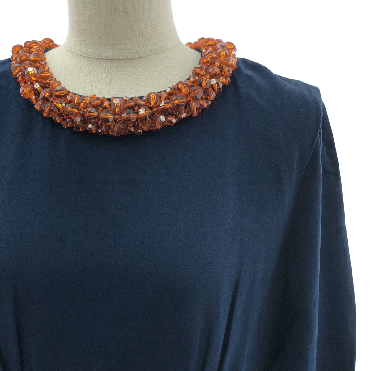 DRIES VAN NOTEN / ドリスヴァンノッテン ビーズカラー プルオーバーワンピース