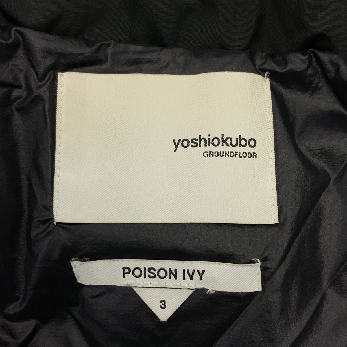 yoshio kubo / ヨシオクボ アシンメトリー ダウンベスト