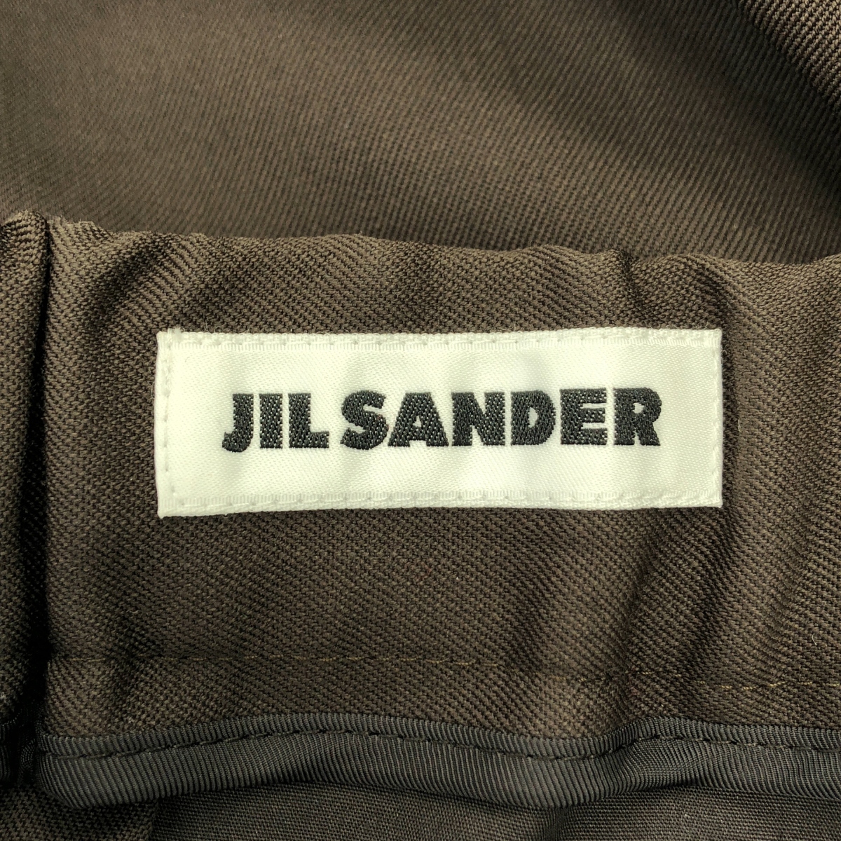 JIL SANDER / ジルサンダー ウールギャバジン テーパード スラックス パンツ