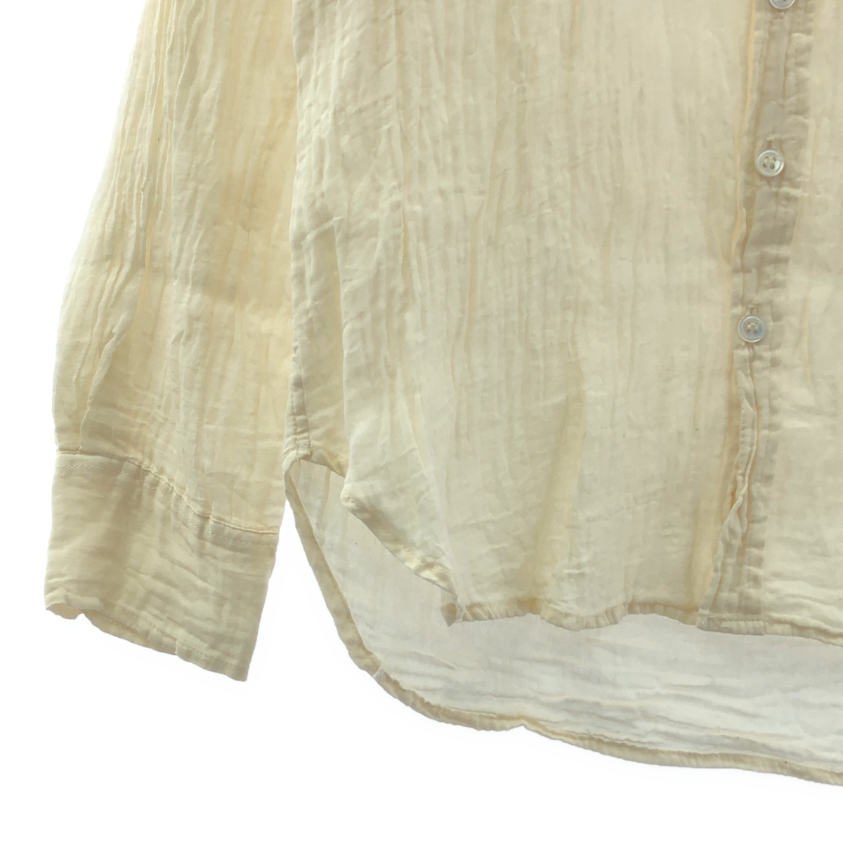 Paul Harnden / ポールハーデン M. Grandpa / ワッシャー バンドカラー シャツ