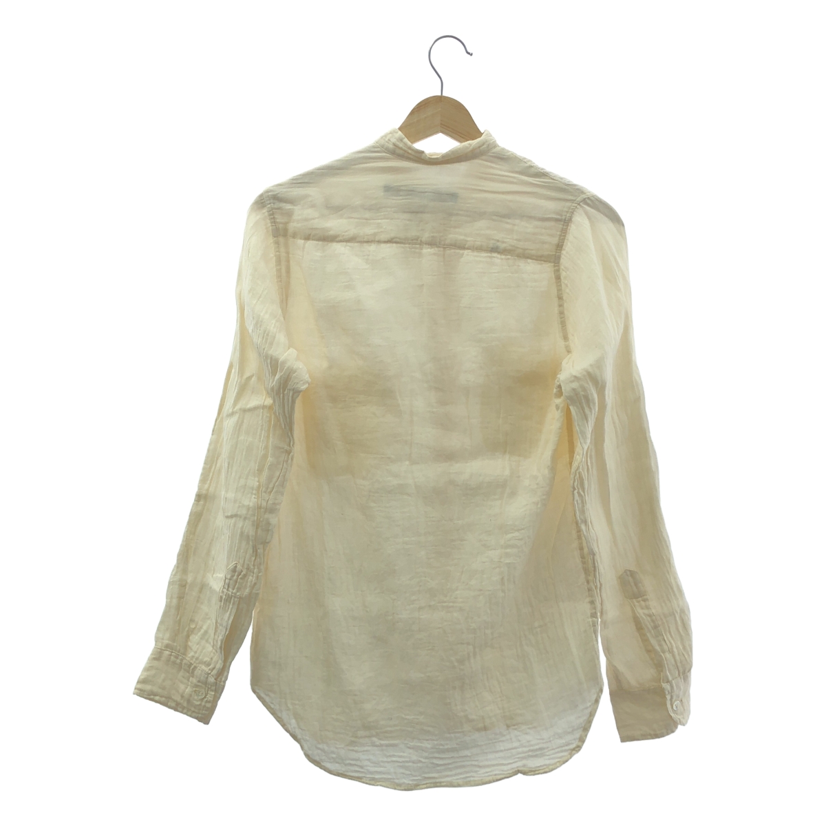 Paul Harnden / ポールハーデン M. Grandpa / ワッシャー バンドカラー シャツ