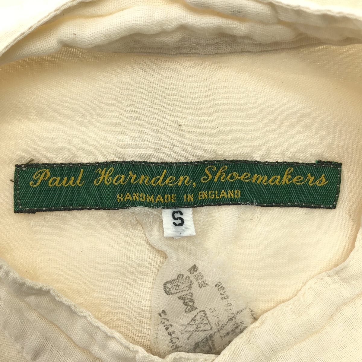 Paul Harnden / ポールハーデン M. Grandpa / ワッシャー バンドカラー シャツ