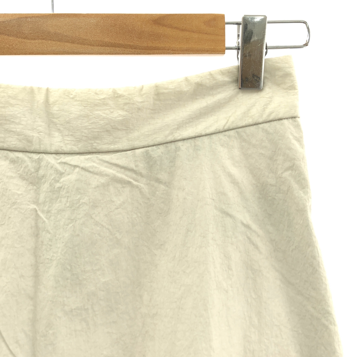 ATON / エイトン HAND DYED NYLON FLARED SKIRT ハンドダイ ナイロン フレアスカート