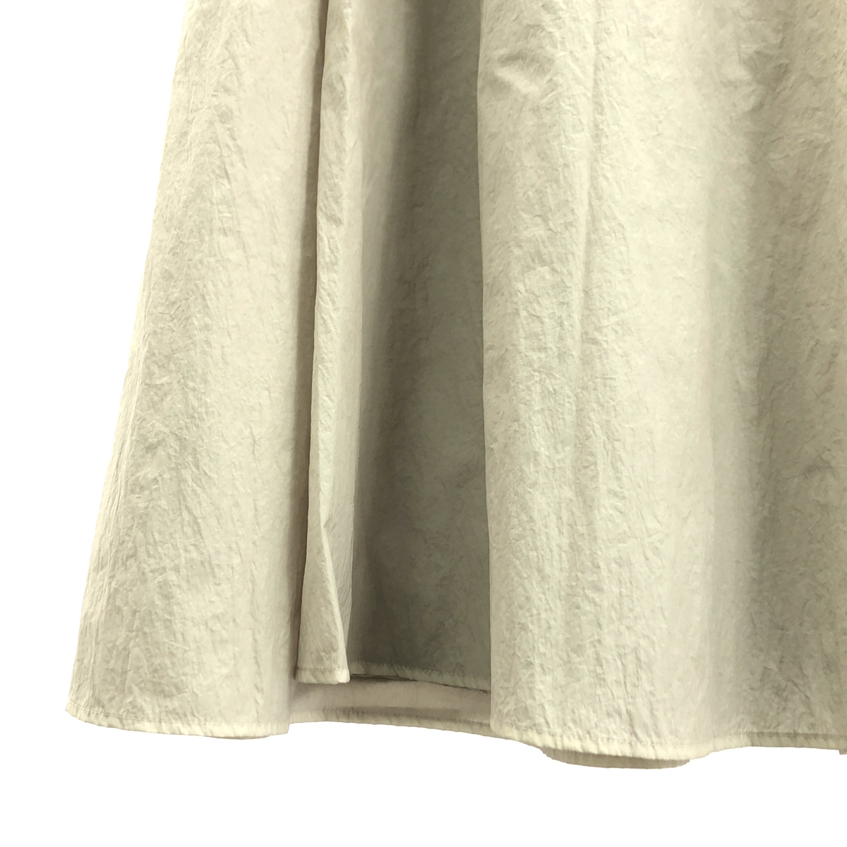 ATON / エイトン HAND DYED NYLON FLARED SKIRT ハンドダイ ナイロン フレアスカート