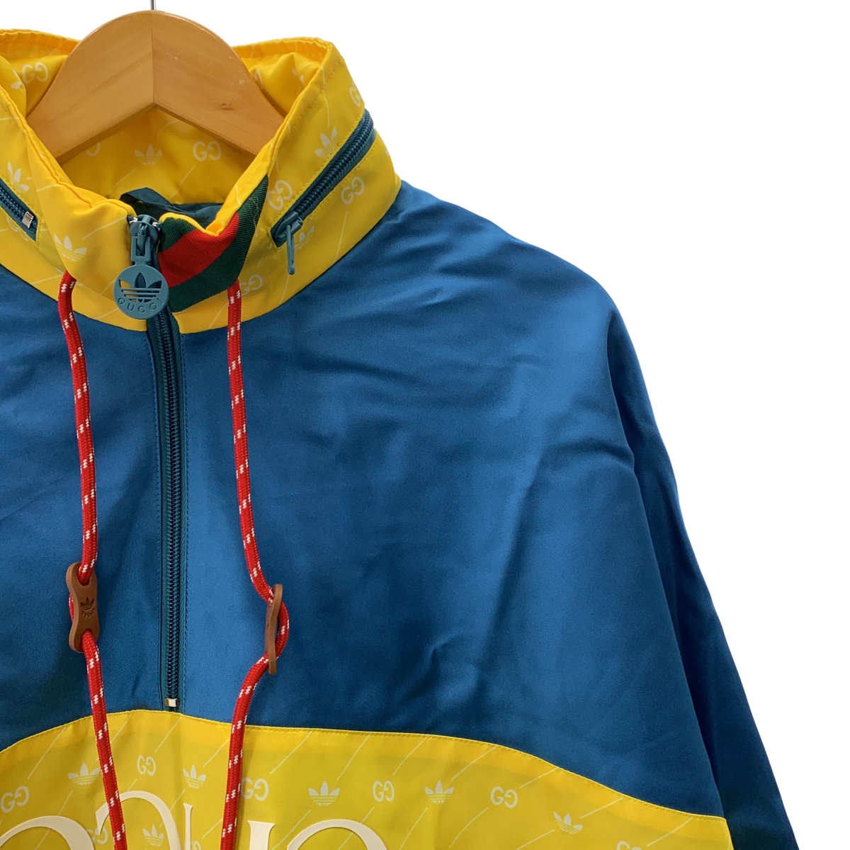 GUCCI / グッチ × adidas GG トレフォイル ロゴ アノラック ジャケット