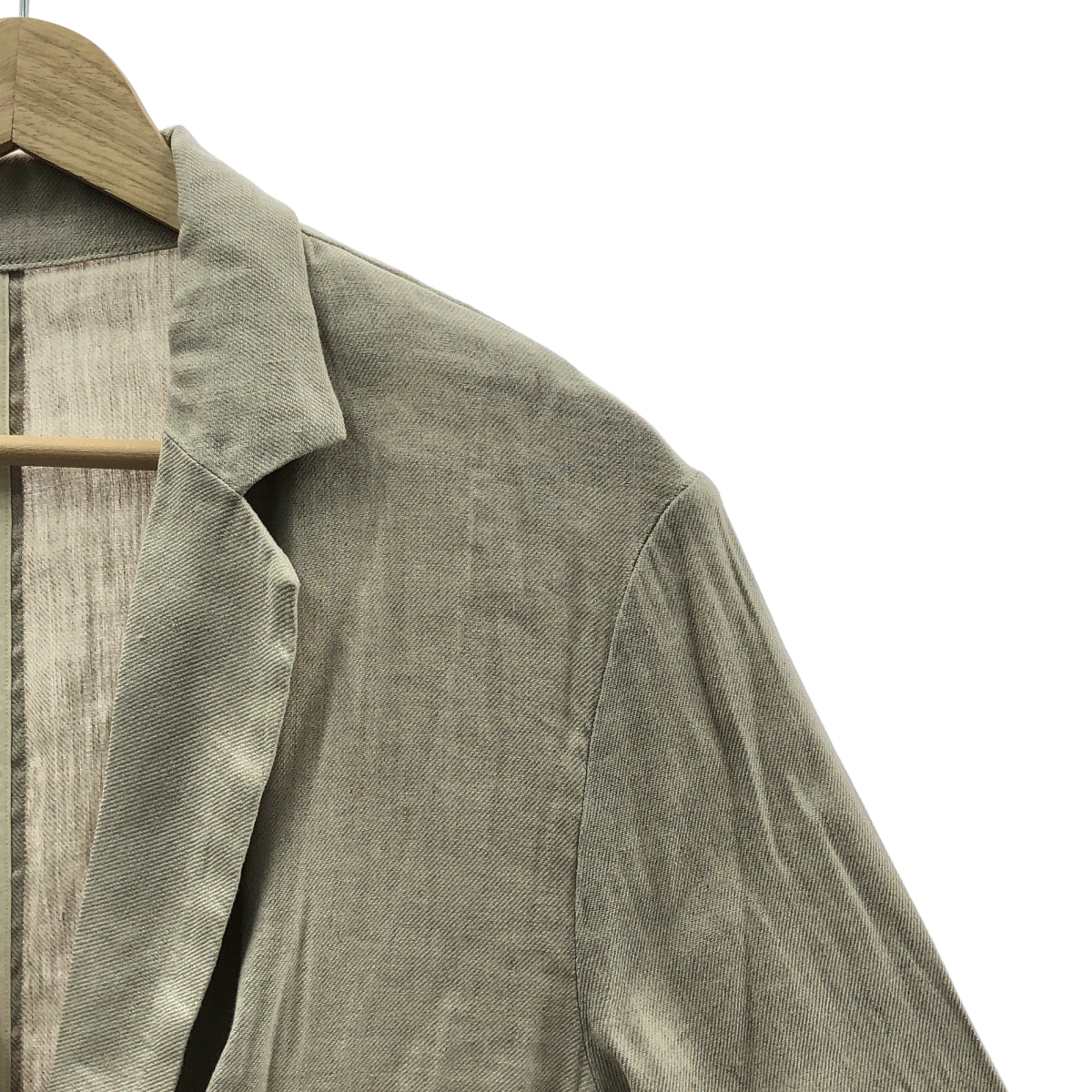 その他 リネン混テーラードジャケット