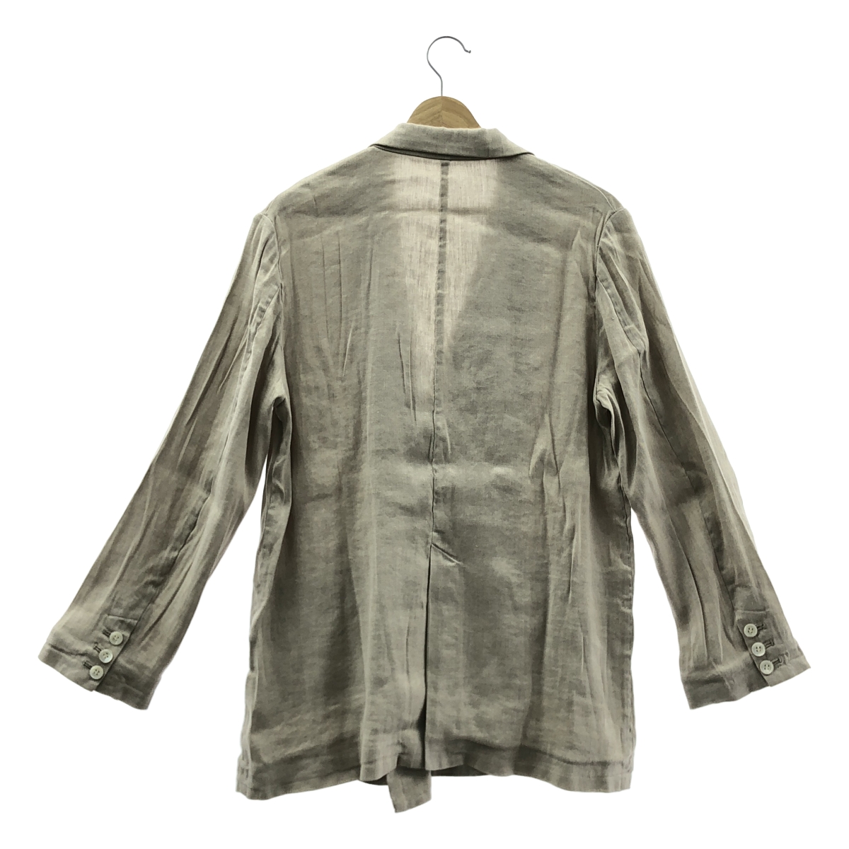 その他 リネン混テーラードジャケット