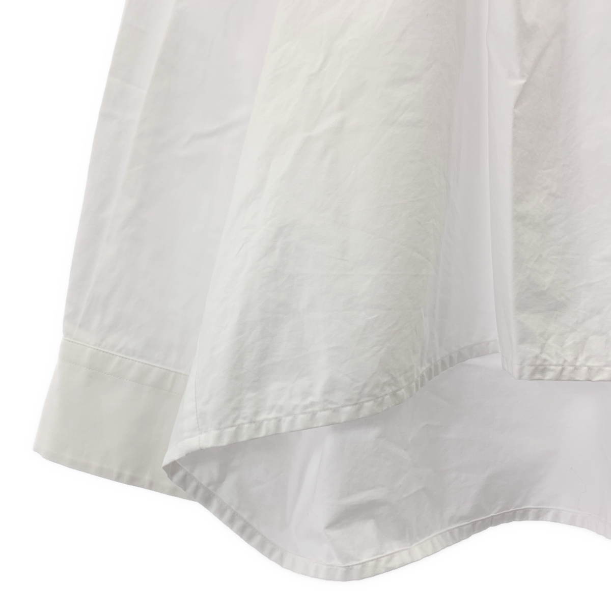 tricot COMME des GARCONS / トリココムデギャルソン ギャザーデザイン コットン 変形ブラウス