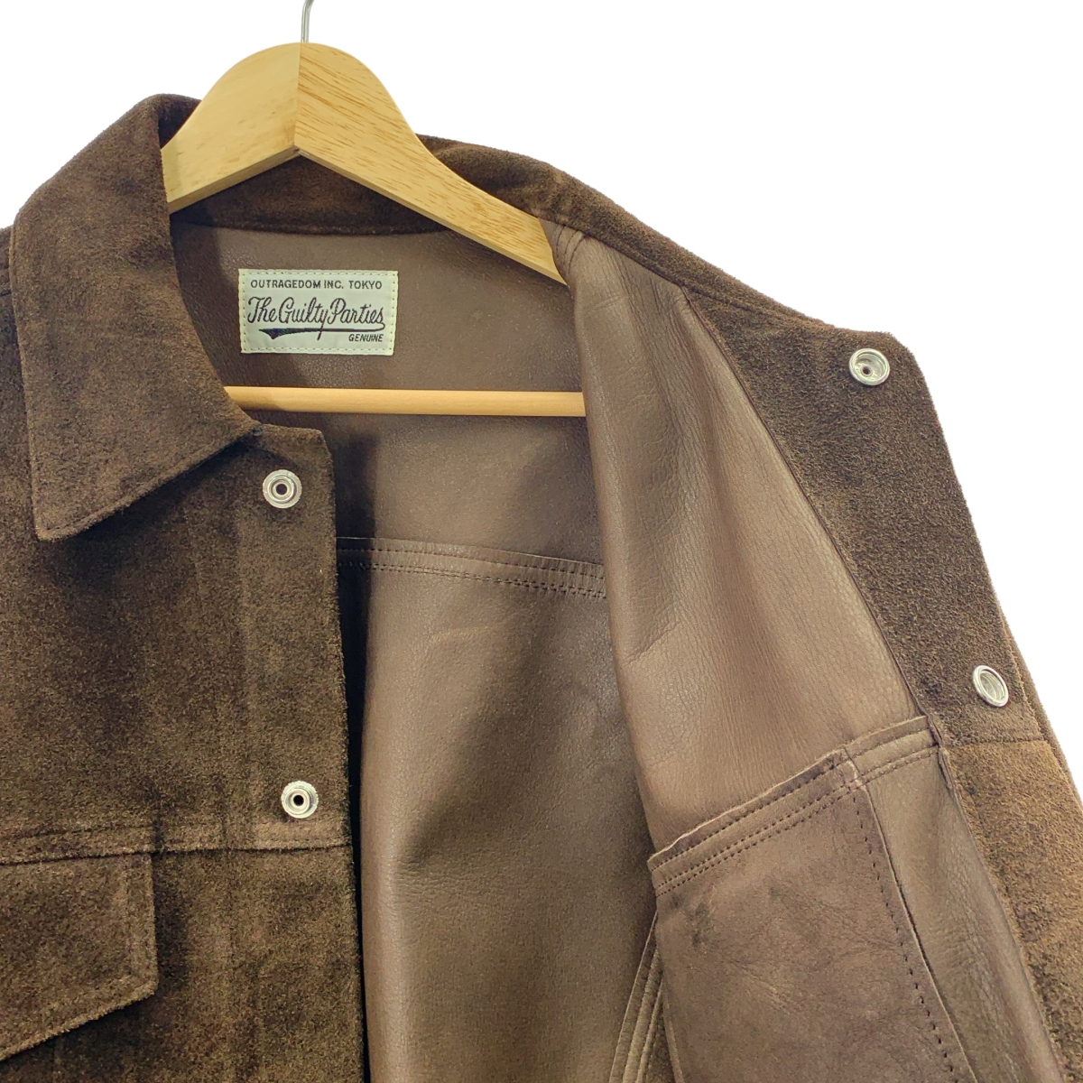 WACKO MARIA / ワコマリア SUEDE LEATHER TRUCKER JACKET スエード レザー トラッカージャケット