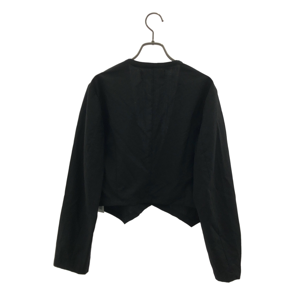 tricot COMME des GARCONS / トリココムデギャルソン ウール ノーカラー クロップド ジャケット