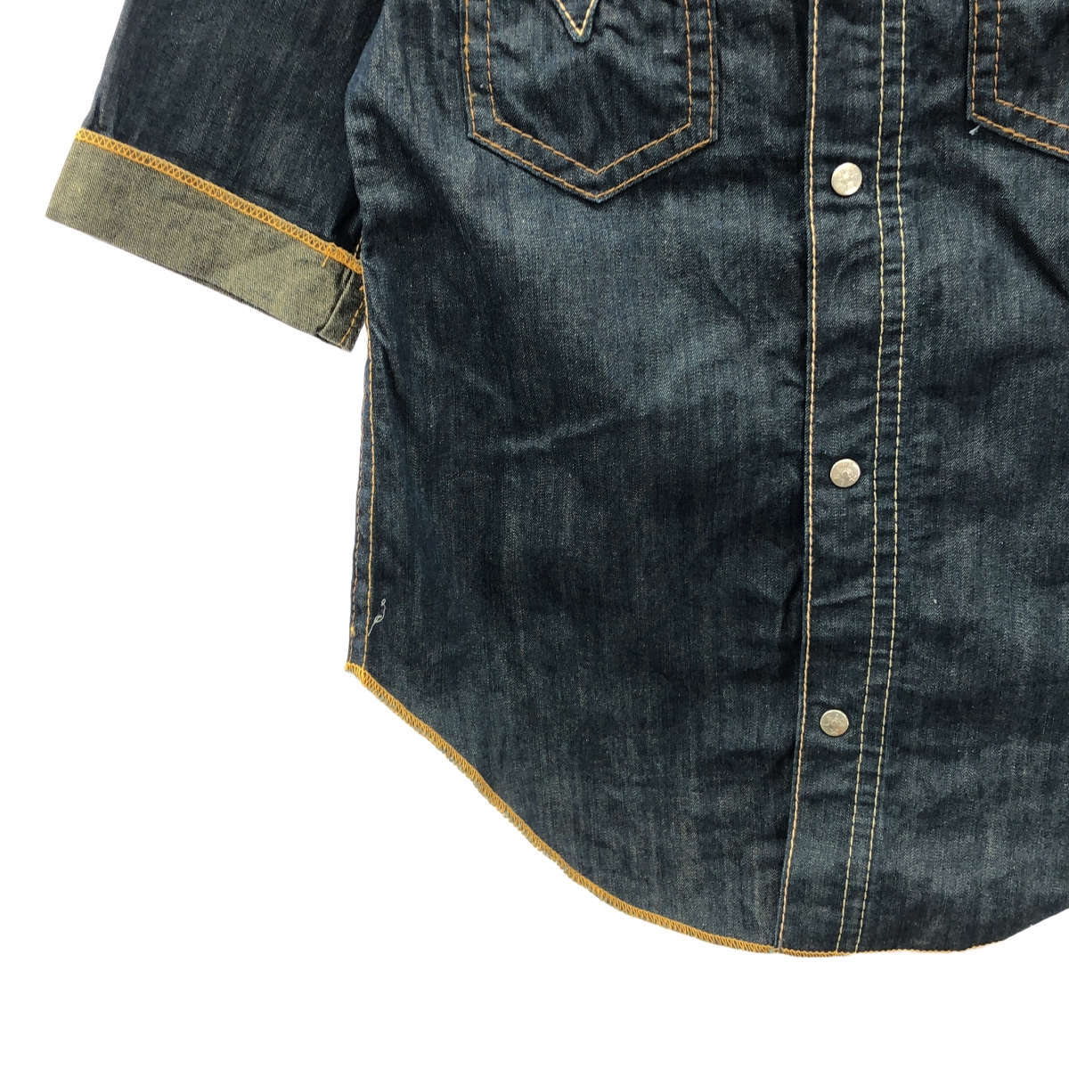 Levi's red / リーバイスレッド ロールアップ デニムシャツ