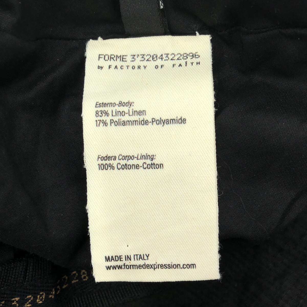 forme d'expression / フォルムデエクスプレッション リネン ワイドハット