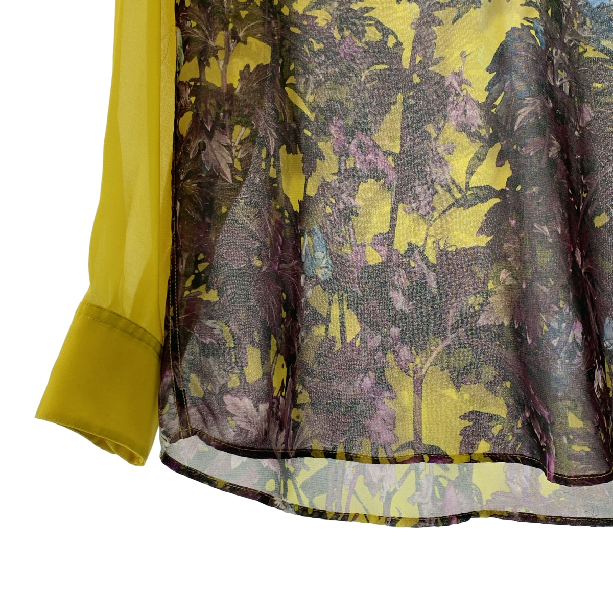 DRIES VAN NOTEN / ドリスヴァンノッテン ハイネック フローラル ブラウス