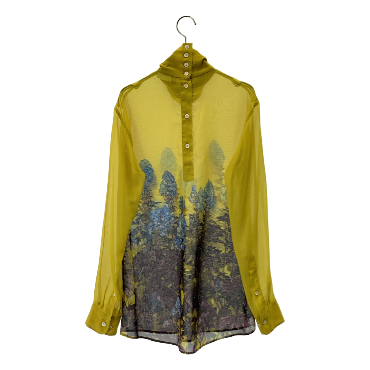 DRIES VAN NOTEN / ドリスヴァンノッテン ハイネック フローラル ブラウス