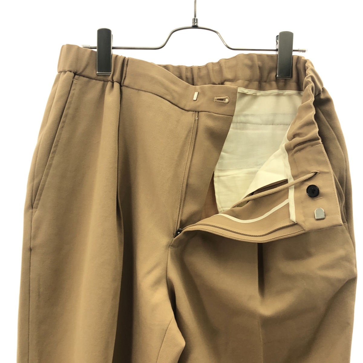 CABaN / キャバン ウールギャバジン 1タックテーパードパンツ