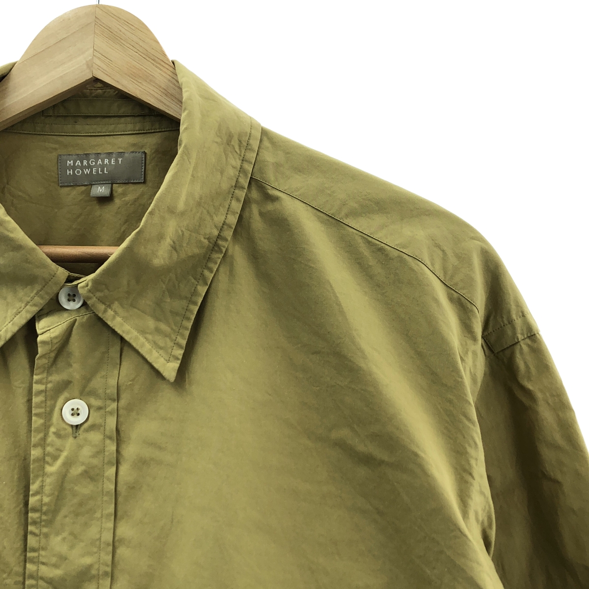 MARGARET HOWELL / マーガレットハウエル ORGANIC COTTON POPLIN SHIRT オーガニック コットン ポプリン シャツ