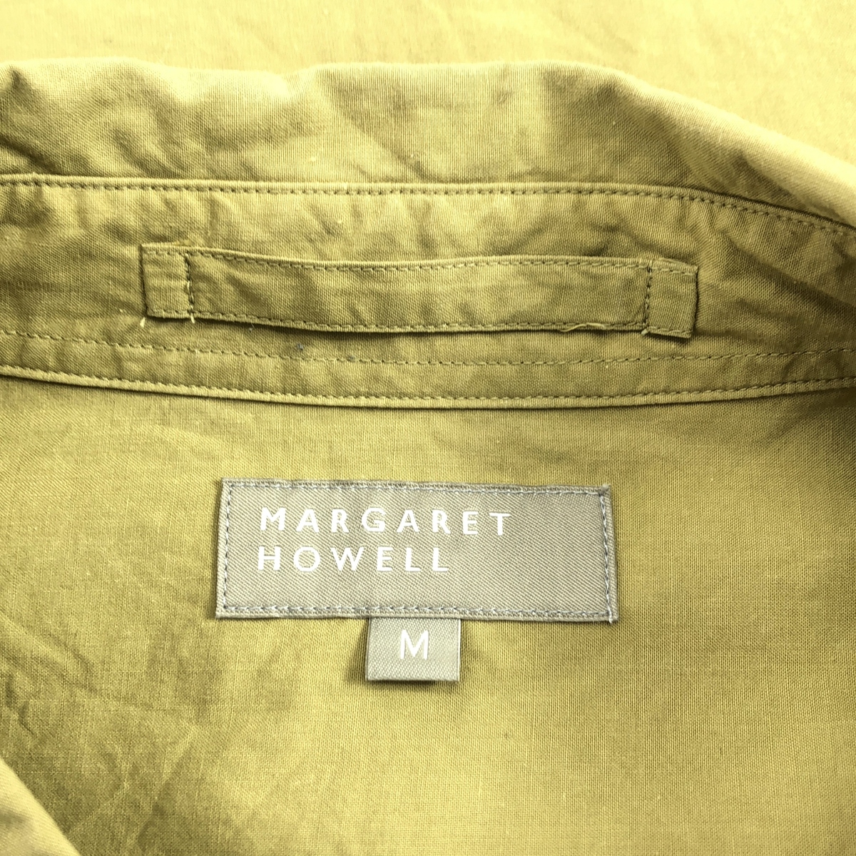 MARGARET HOWELL / マーガレットハウエル ORGANIC COTTON POPLIN SHIRT オーガニック コットン ポプリン シャツ