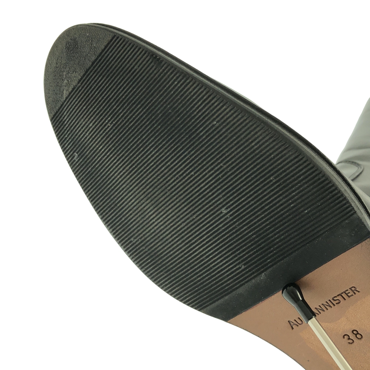 その他 レザー ストラップ サイドジップ ロングブーツ