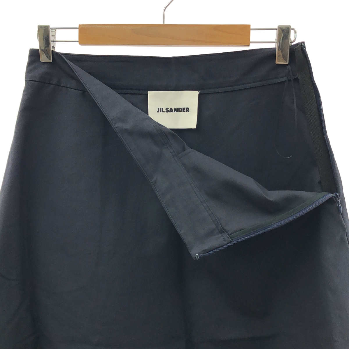 JIL SANDER / ジルサンダー コットン アシンメトリー スカート