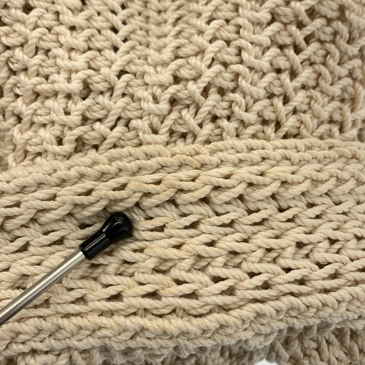 その他 コットン ハイネック ニット ベスト