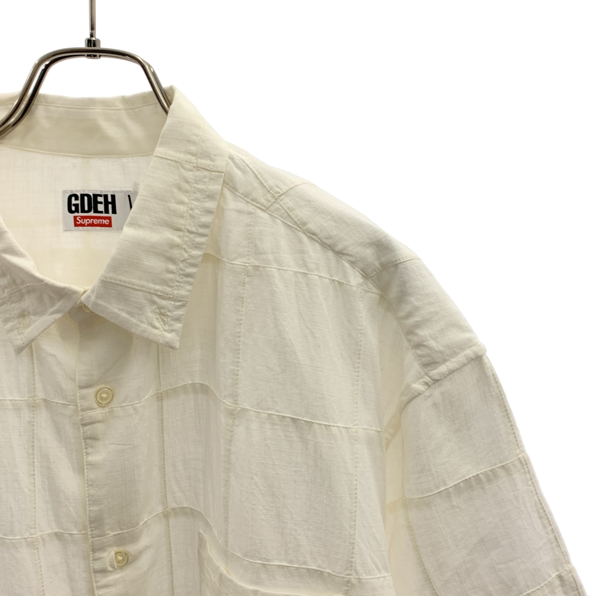 SUPREME / シュプリーム × GOODENOUGH / グッドイナフ バックロゴ パッチワーク オーバーシルエット シャツ