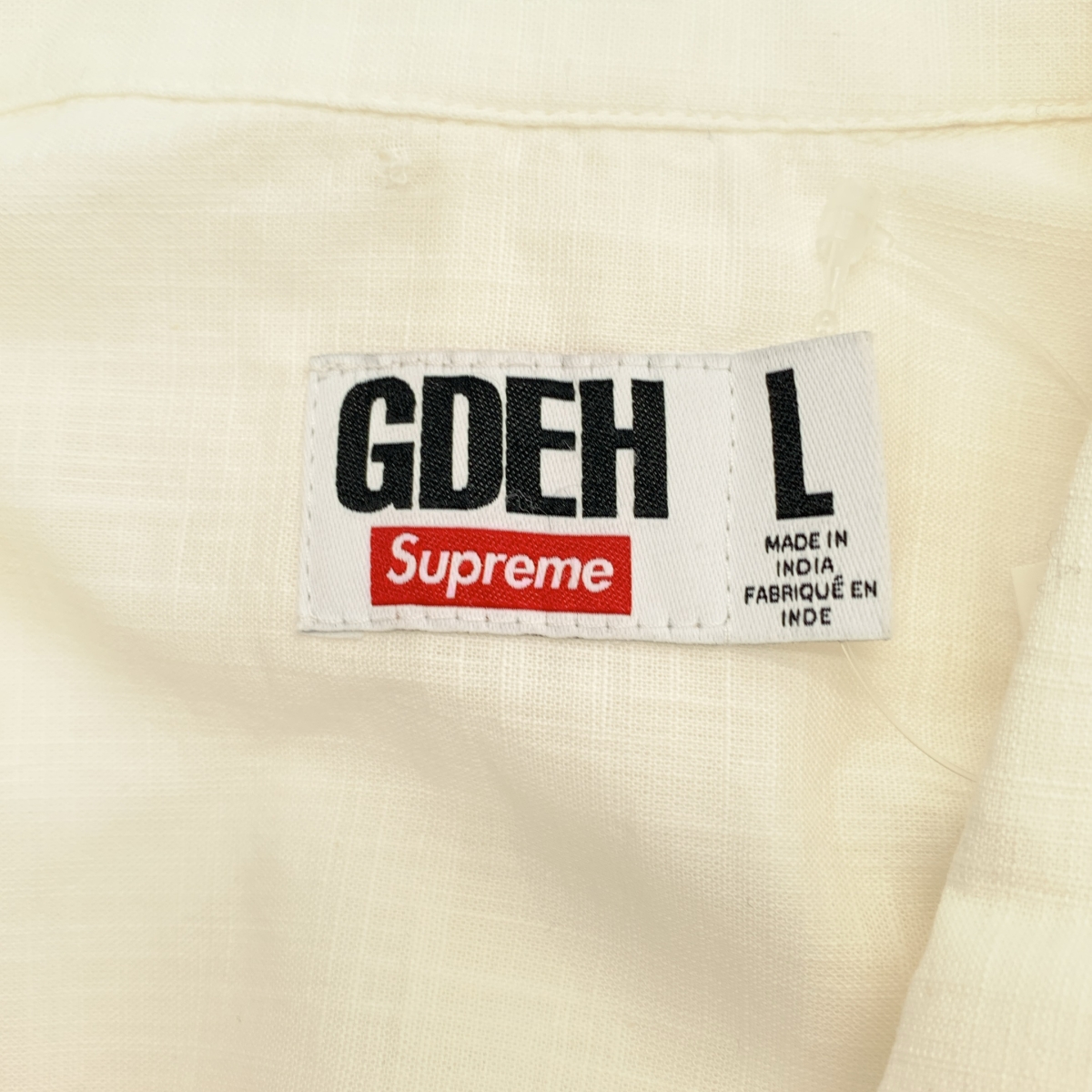 SUPREME / シュプリーム × GOODENOUGH / グッドイナフ バックロゴ パッチワーク オーバーシルエット シャツ