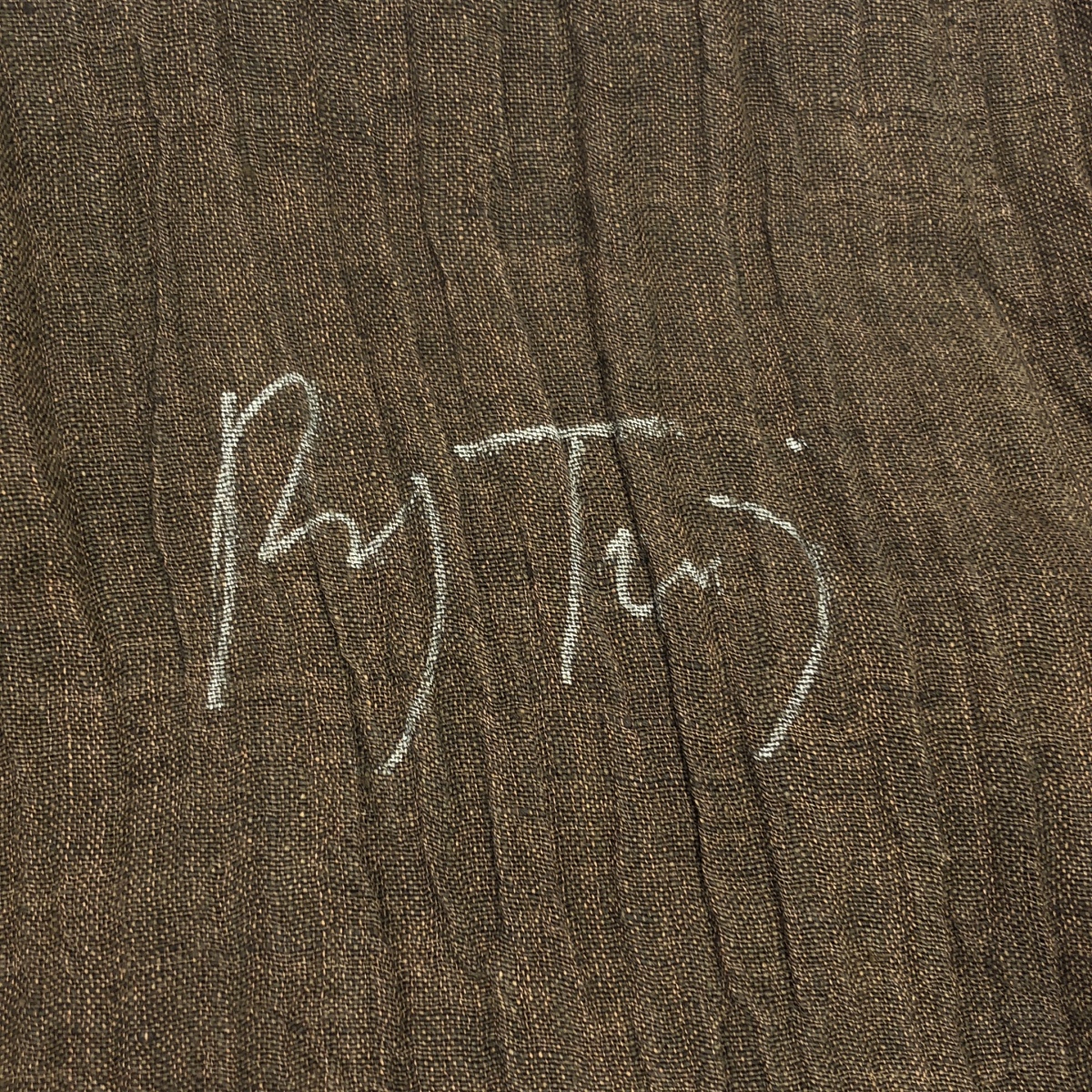 その他 「RN DB SHIRT」リネン ノーカラーシャツ