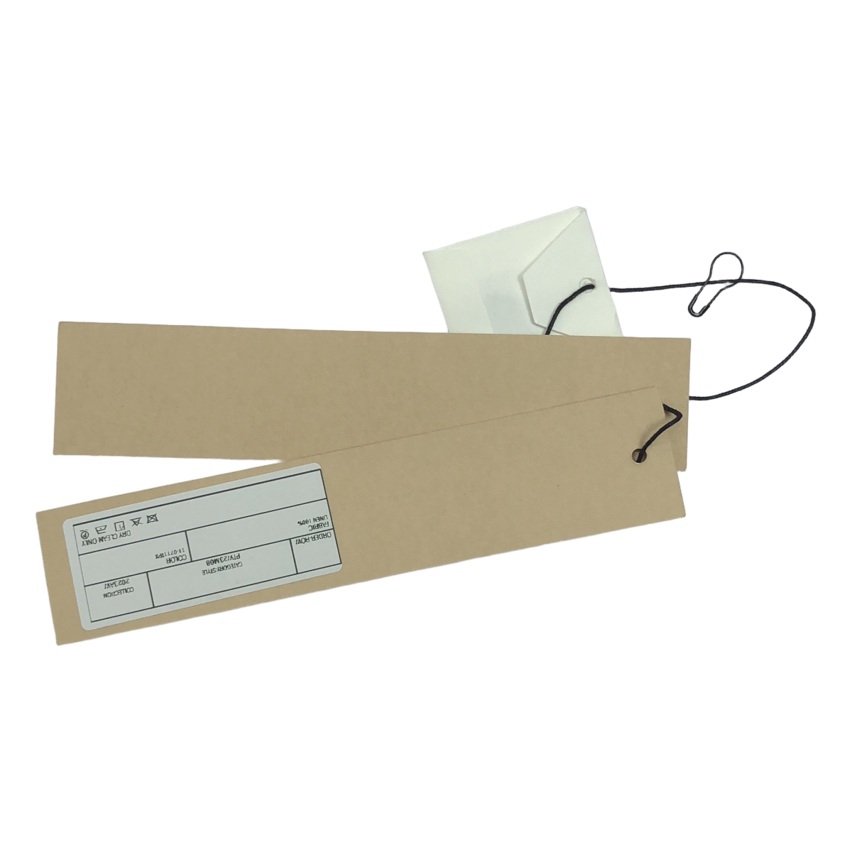 その他 「RN DB SHIRT」リネン ノーカラーシャツ