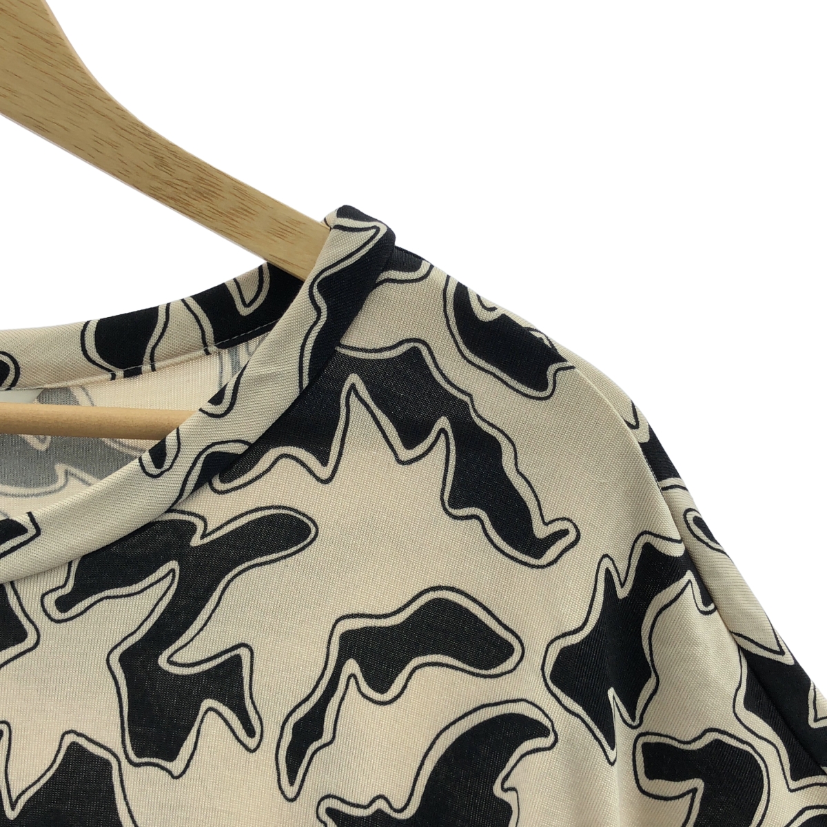 DIANE VON FURSTENBERG / ダイアンフォンファステンバーグ BETH VINTAGE / クルーネック 総柄 シルク ワンピース