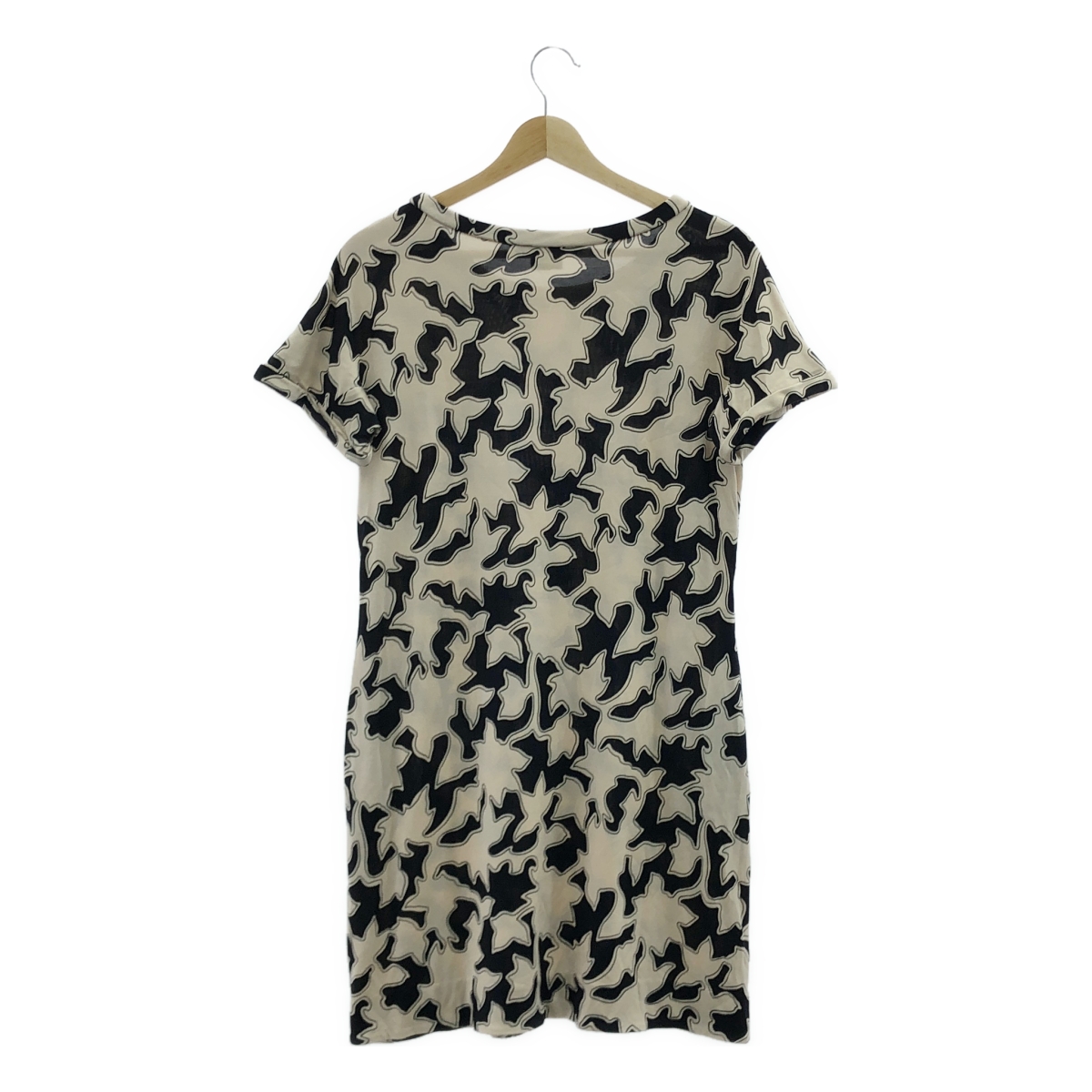 DIANE VON FURSTENBERG / ダイアンフォンファステンバーグ BETH VINTAGE / クルーネック 総柄 シルク ワンピース