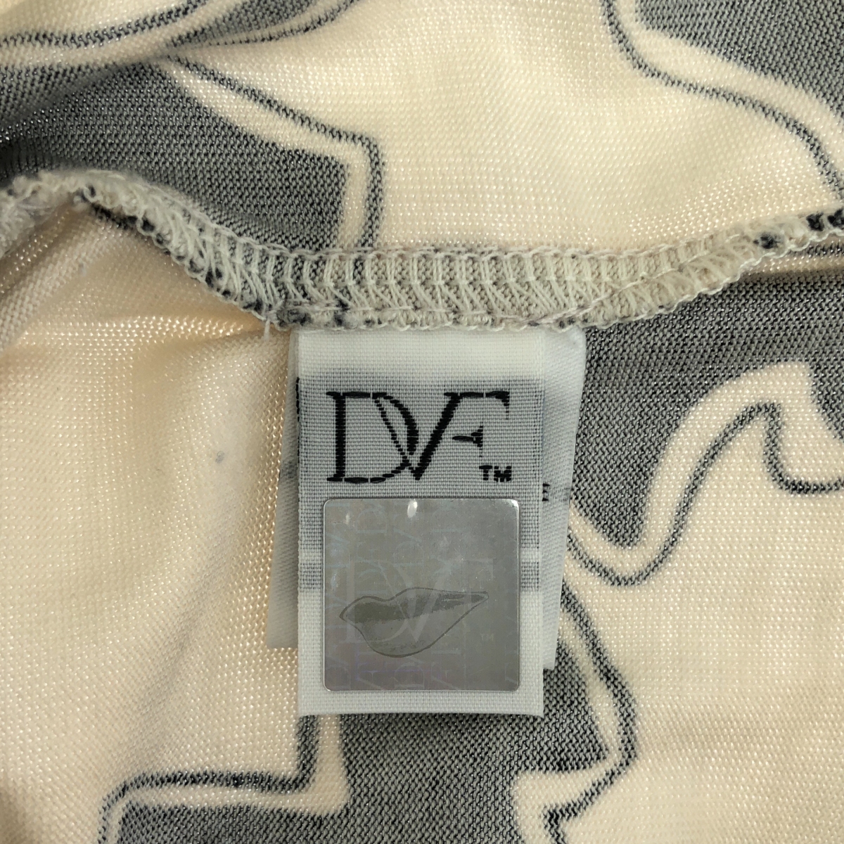 DIANE VON FURSTENBERG / ダイアンフォンファステンバーグ BETH VINTAGE / クルーネック 総柄 シルク ワンピース