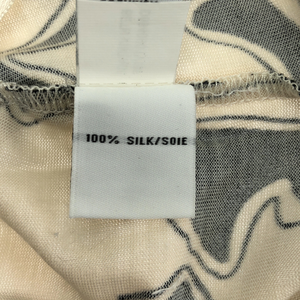 DIANE VON FURSTENBERG / ダイアンフォンファステンバーグ BETH VINTAGE / クルーネック 総柄 シルク ワンピース