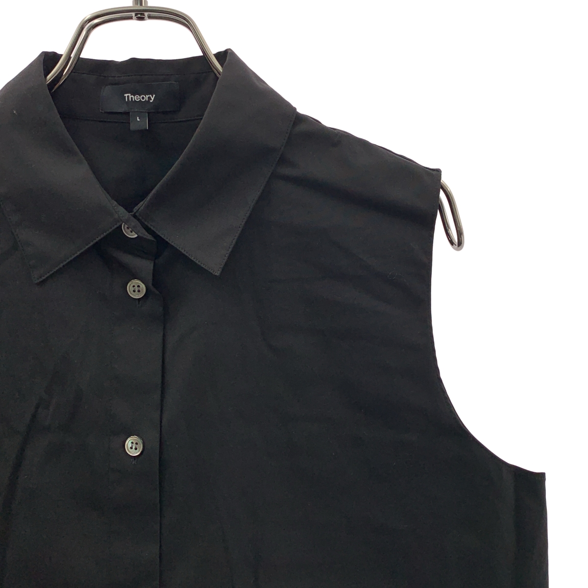 theory / セオリー Cotton Shirthing SL CLSC SH コットン ノースリーブ シャツ