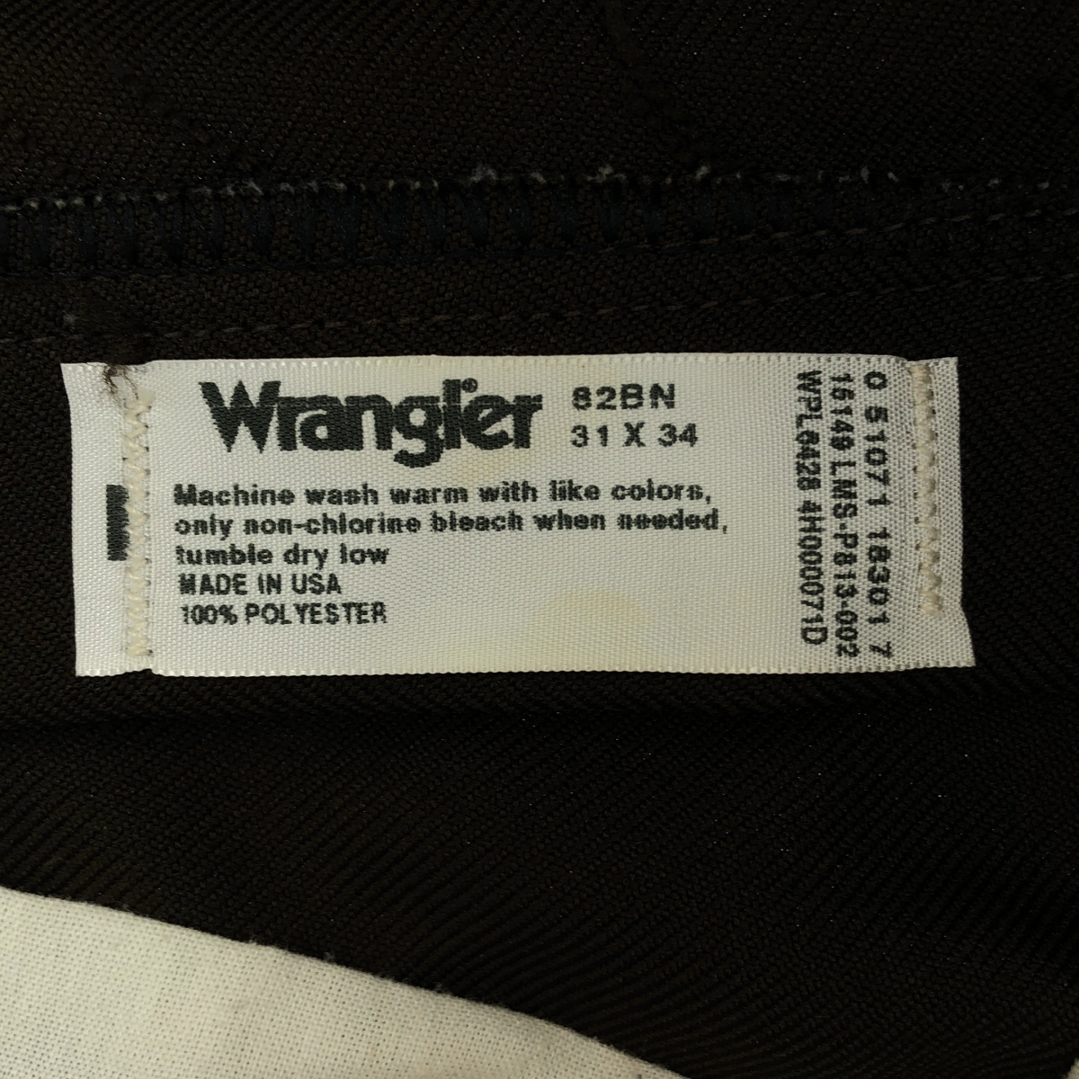 WRANGLER / ラングラー 1990s ヴィンテージ USA製 82BN ランチャー フレア ドレスパンツ