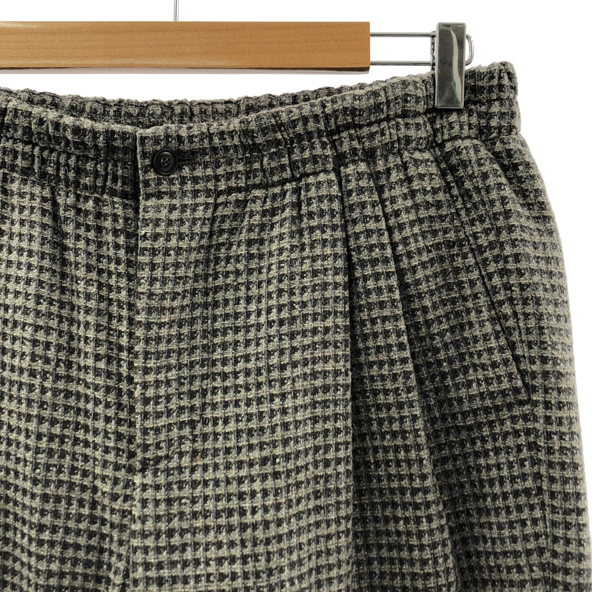 GIORGIO ARMANI / ジョルジオアルマーニ ツイード ドローストリング ワイド イージーパンツ / 裏地付き