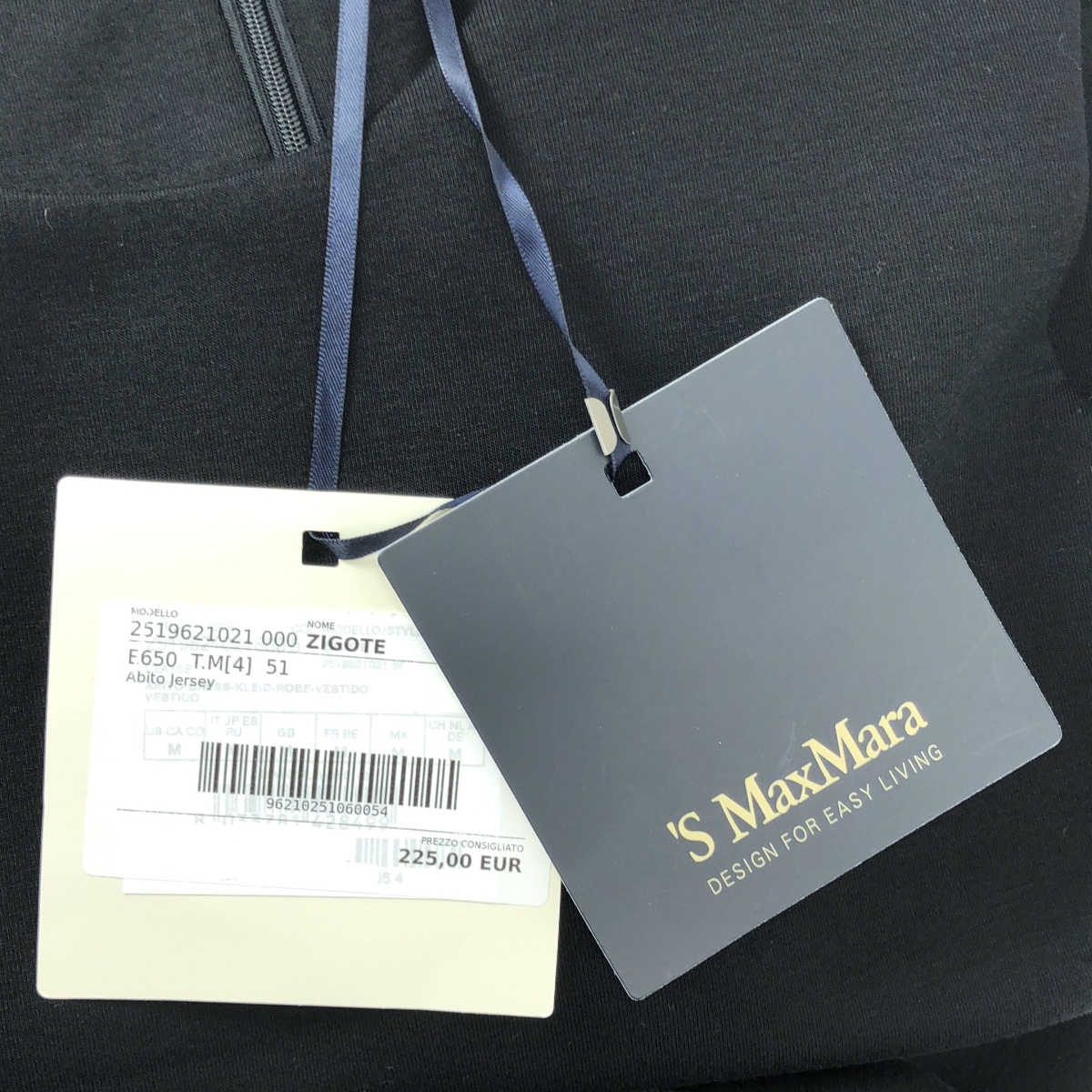 S MAX MARA / エスマックスマーラ ZIGOTE ノースリーブ ジャージー ワンピース