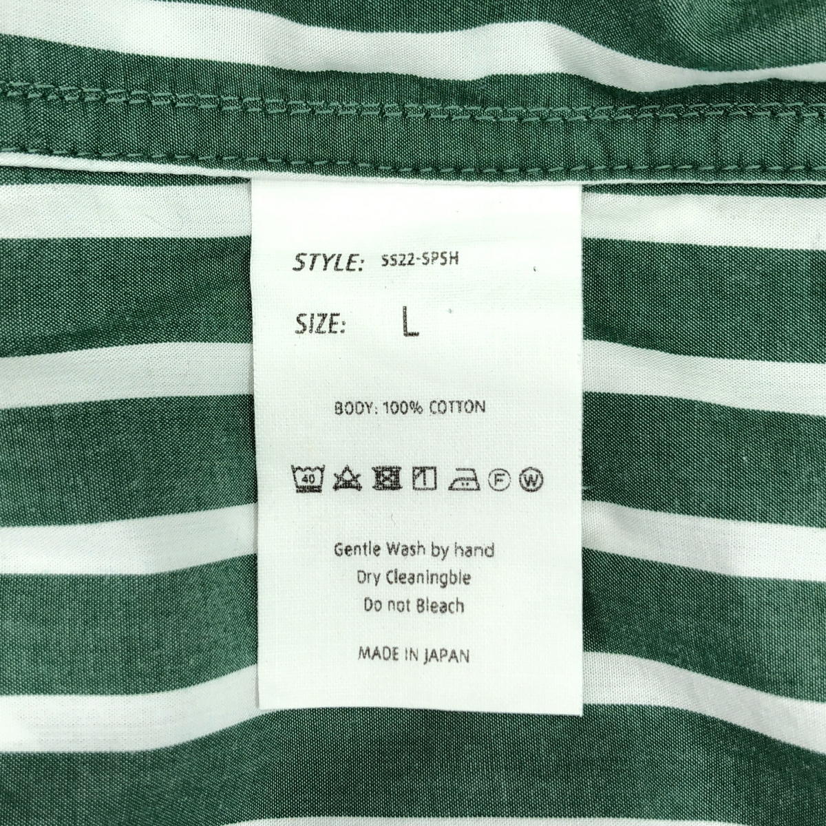 その他 STANDARD POCKET SHIRT コットン ストライプシャツ