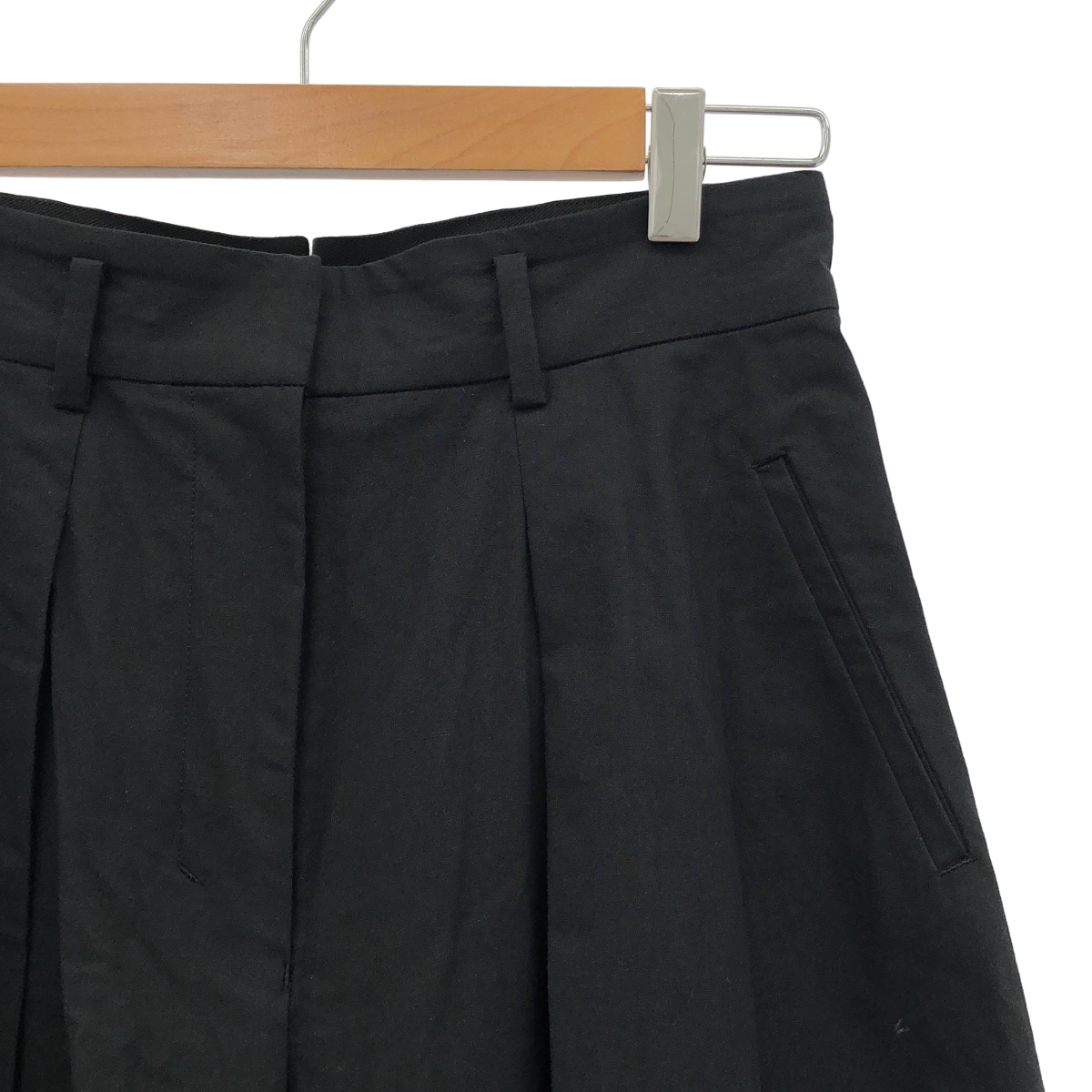 SUPPORT SURFACE / サポートサーフェス soutiencolla コットン リネン タック ワイドパンツ