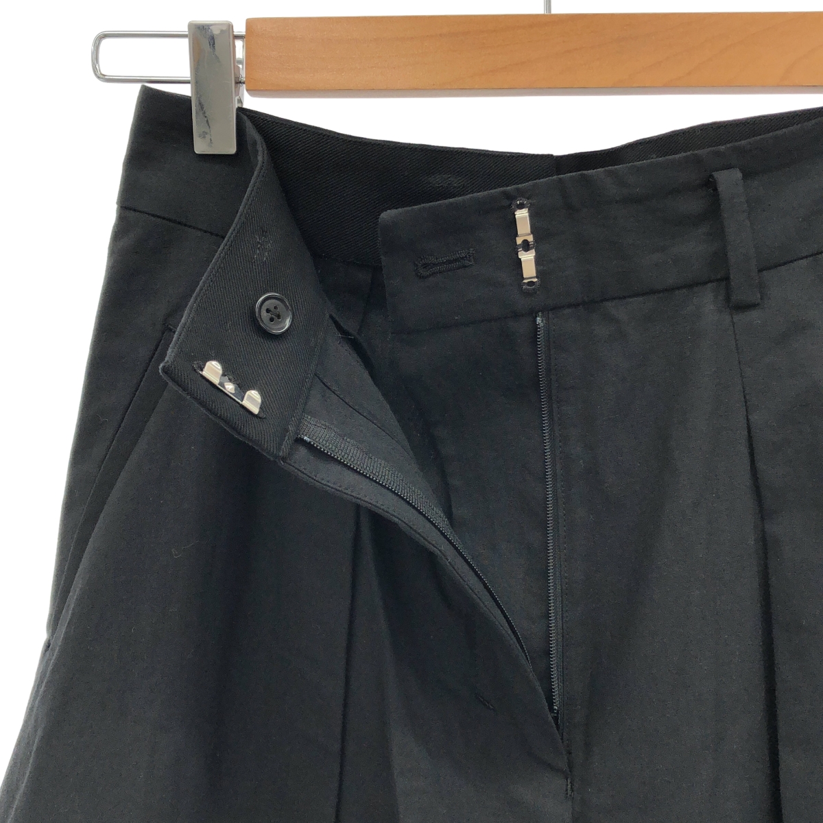 SUPPORT SURFACE / サポートサーフェス soutiencolla コットン リネン タック ワイドパンツ