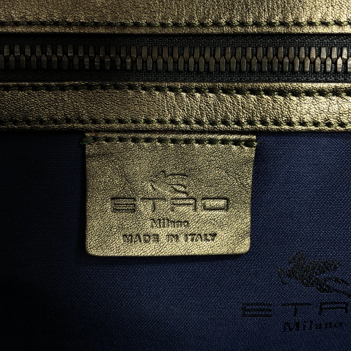 ETRO / エトロ パンチングレザー 2way ボストンバッグ