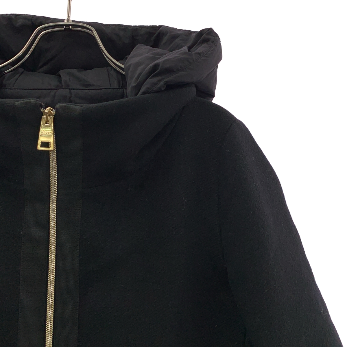 HERNO / ヘルノ 2way 異素材切替 ダウン ロングコート