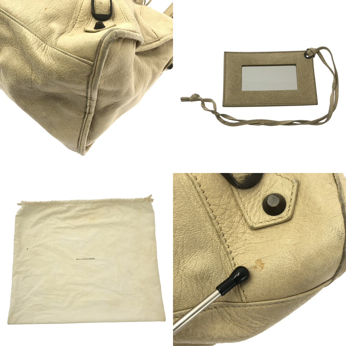 BALENCIAGA / バレンシアガ City Bag The First 2way レザー シティ エディターズバッグ