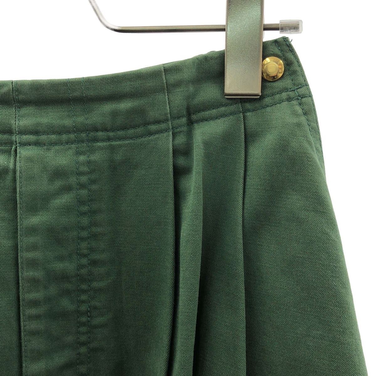 Drawer / ドゥロワー ワンポイントロゴ ドローストリング コットンバイオウォッシュタックスカート